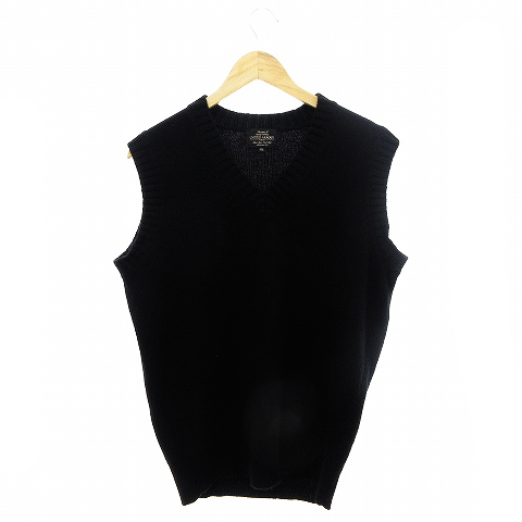 ユナイテッドアローズ United Arrows ベスト ニット プルオーバー Vネック ウール カシミヤ混 Xl 黒 ブラック Mm メンズ 0 ベクトルパーク