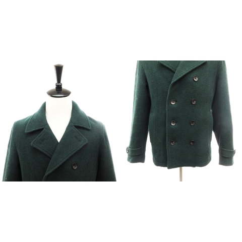 ハレ Hare ピーコート Pコート ウール L 緑 グリーン Kk メンズ 0 ベクトルパーク