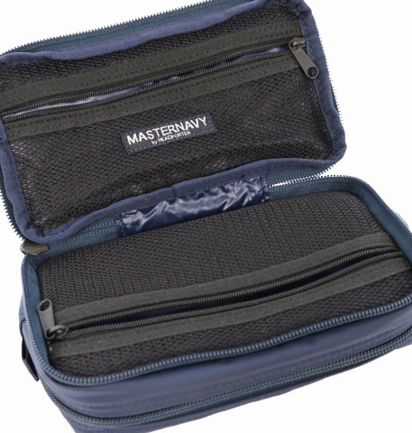ヘッドポーター HEAD PORTER ポーチ マルチ メイク 化粧 MASTER NAVY 