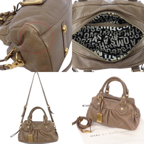 【マークバイマークジェイコブス】ショルダーバッグ　茶色 MARC JACOBS（マーク・ジェイコブス） ショルダーバッグ ザ レザー