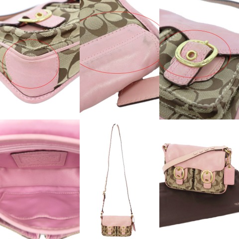 コーチ COACH バッグ ショルダー ミニ シグネチャー キャンバス