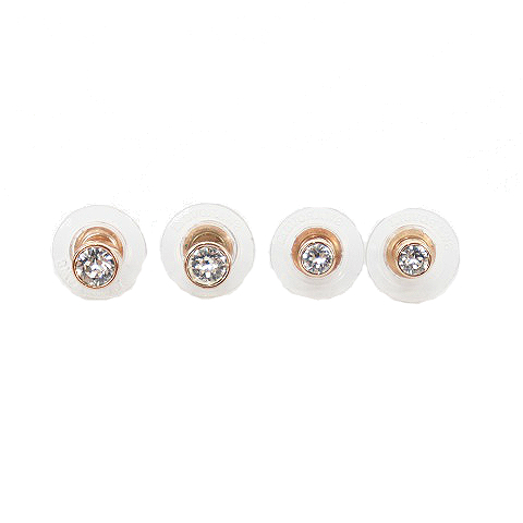 スワロフスキー SWAROVSKI ピアス 2セット ストーン シルバー色 /M2O 