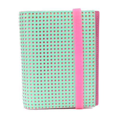 ファイロファックス Filofax Mode Pocket Organiser 手帳 カバー メモ帳 スケジュール帳 ケース レザー インデックス ペンホルダー メッシュ 緑 グリーン ピンク Tm レディース 1 ベクトルパーク