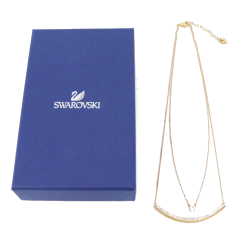 スワロフスキー SWAROVSKI アクセサリー ネックレス ペンダント 2連 