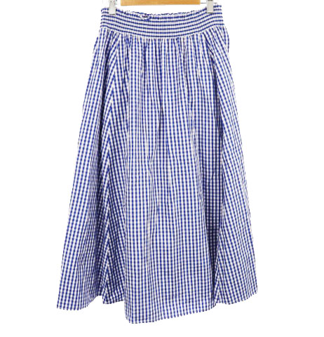 ドレステリア Dressterior スカート ギャザー ロング ミモレ マキシ ギンガムチェック ウエストゴム コットン 青 ブルー 白 ホワイト M2o レディース 1 ベクトルパーク ドレステリア Dressterior スカート ギャザー ロング ミモレ マキシ ギンガムチェック ウエストゴム コットン 青 ブルー 白 ホワイト M2o レディース 1 ベクトルパーク