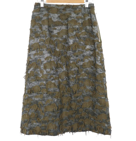 ニアーニッポン near.nippon スカート タイト ロング ミモレ ジップ  