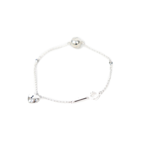 スワロフスキー SWAROVSKI ブレスレット バングル ハート サークル 