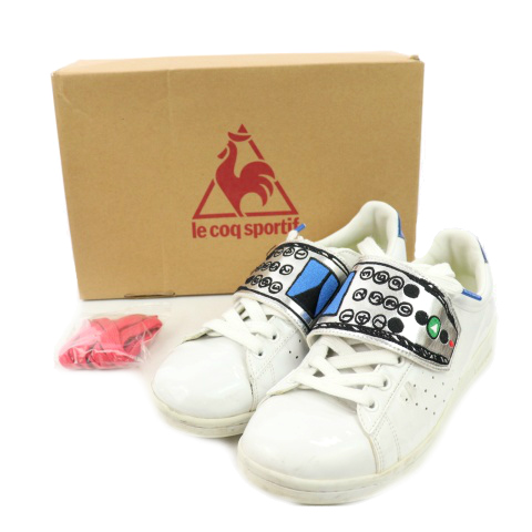 ルコックスポルティフ Le Coq Sportif コラボ ツモリチサト スニーカー シューズ ローカット ミュージアムナビ 刺繍 24 白 ホワイト M2n レディース 1 ベクトルパーク