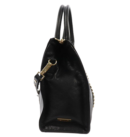 ミリー milly バッグ ハンド ショルダー 2way レザー チェーンモチーフ 黒 ブラック /TM レディース 【はこぽす対応商品】 ミリー バッグ 2way ハンドバッグ