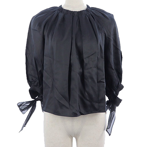 未使用品 フレイアイディー FRAY I.D 18SS ブラウス ハイネック 七分袖 