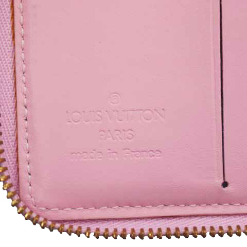 NRルイヴィトンヴェルニピンクレザー 二つ折り財布 ルイヴィトン LOUIS VUITTON 財布 二つ折り 小銭入れ ヴェルニ