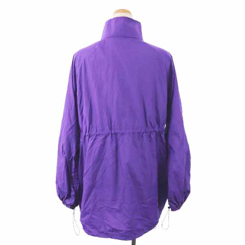 ジュエティ Jouetie 18aw ジャケット ブルゾン ワンピース ミニ ナイロン スタンドカラー ステンカラー 2way ジップアップ 長袖 M 紫 パープル As レディース 1 ベクトルパーク