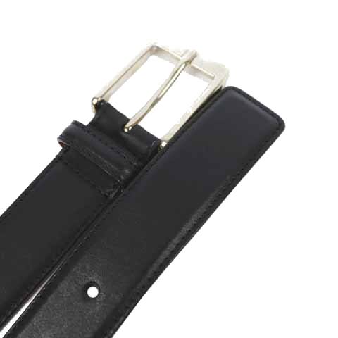 GUCCI ブラックレザー ベルト 90/36 グッチ GUCCI ベルト ピンバックル スクエア レザー 90 36 黒