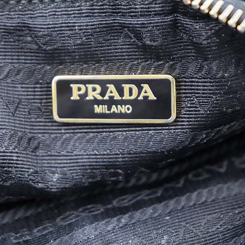 プラダ PRADA ポーチ マルチ ミニ ナイロン リボン キーホルダー
