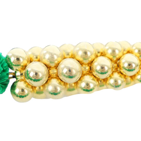 マルニ MARNI ネックレス ペンダント デザイン ポンポン ビーズ リボン