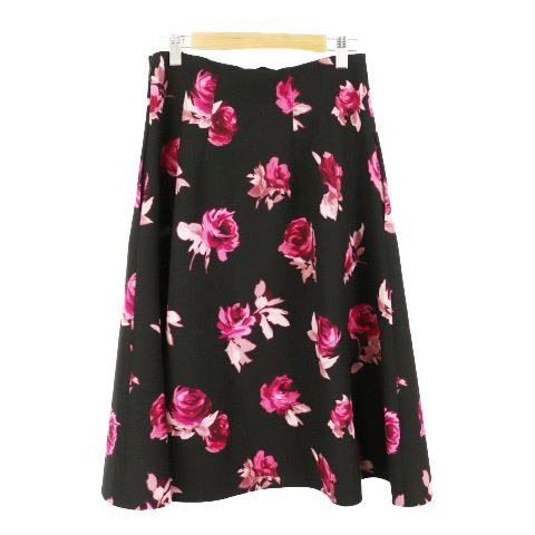 ケイトスペード KATE SPADE スカート フレア ミモレ ロング 花柄  