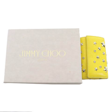 【未使用品】JIMMY CHOO NEPTUNE イエロー キーケース ジミー チュー JIMMY CHOO NEPTUNE AUR キーケース レディース 6