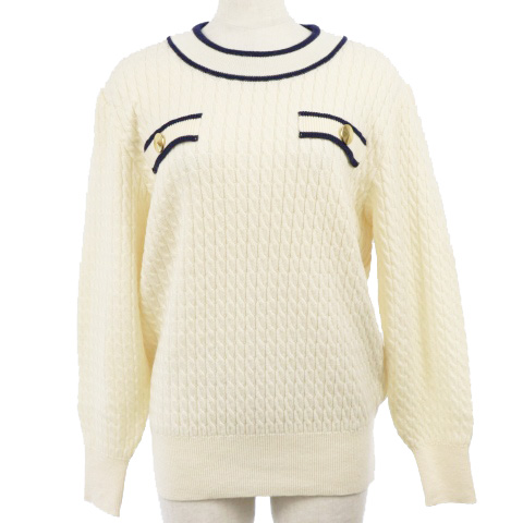 イヴサンローラン YVES SAINT LAURENT セーター ニット クルー