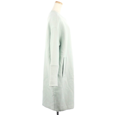 スナイデル Snidel 18aw コート ノーカラー ロング フライフロント ボタンアップ ウール カシミヤ混 F 緑 グリーン Mo レディース 201 402001220373 ベクトルパーク