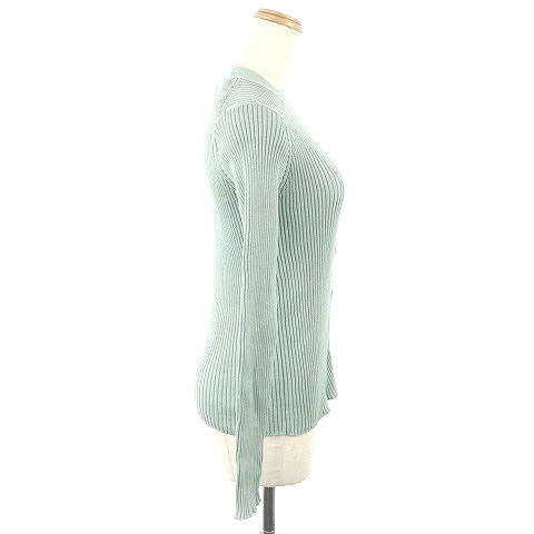 未使用品 イエナ スローブ IENA SLOBE 19SS スカート リネン フレア ギャザー マキシ丈 F パステルグリーン /AA ■OS レディース