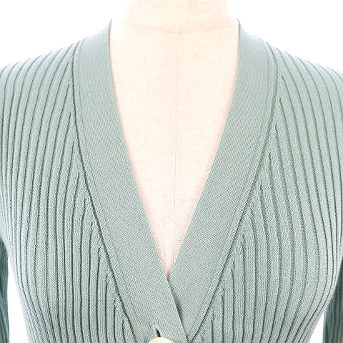 未使用品 イエナ スローブ IENA SLOBE 19SS スカート リネン フレア ギャザー マキシ丈 F パステルグリーン /AA ■OS レディース