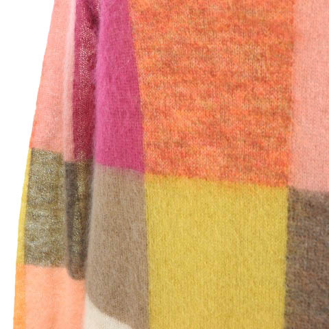 シビラ SYBILLA ワンピース ニット Iライン ミモレ ロング ブロック