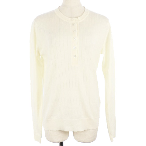 ジョンスメドレー JOHN SMEDLEY カットソー ニット リブ ヘンリー 