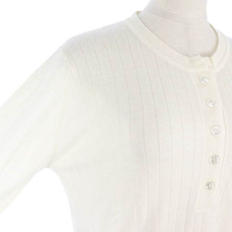 ジョンスメドレー JOHN SMEDLEY カットソー ニット リブ ヘンリー 