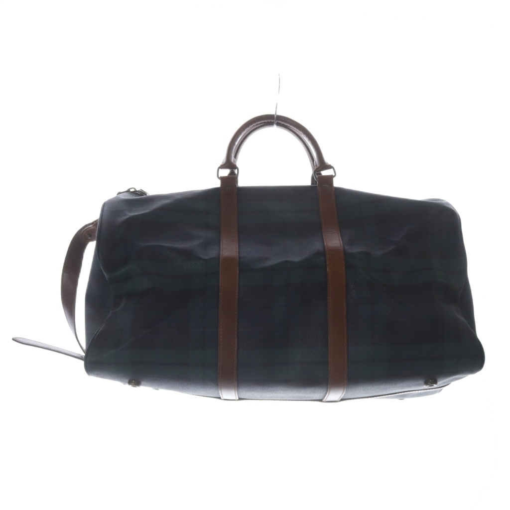 美品】ポロラルフローレン ボストンバッグ ブラックウォッチ 2way 大