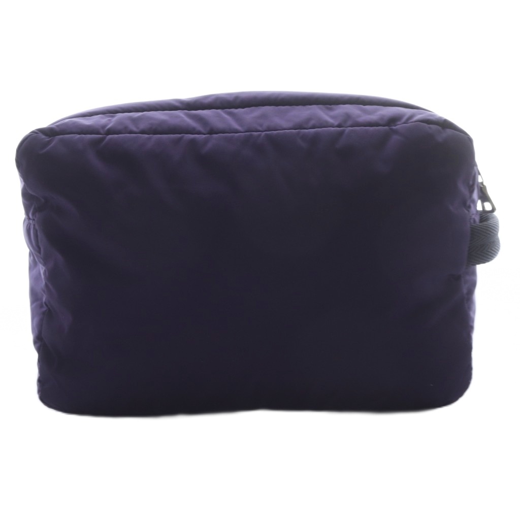 プラダスポーツ PRADA SPORT ナイロンポーチ ロゴ 紫 パープル /SR  