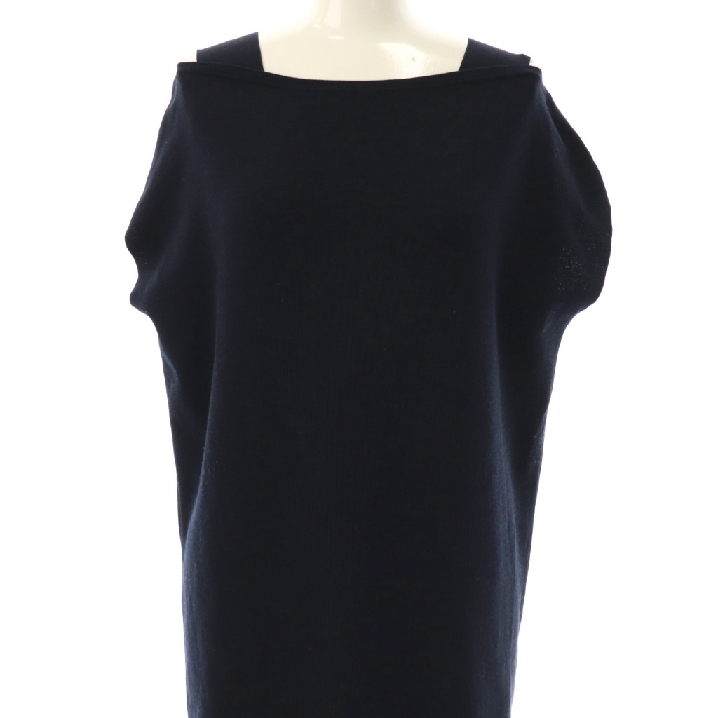 プラステ PLST ワンピース ミモレ ロング ノースリーブ S 紺 ネイビー /AT ■OS ■GY48 レディース