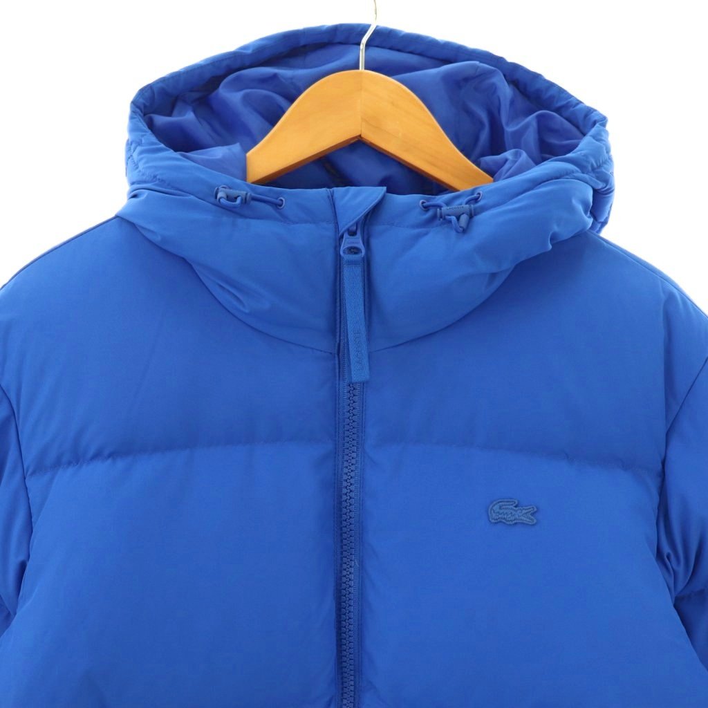 ラコステ LACOSTE バックステッチショートダウンジャケット ロゴ 