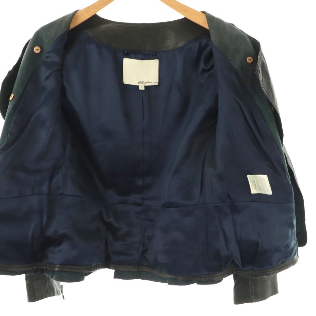 3.1 フィリップリム 3.1 phillip lim レザージャケット ライダース 0