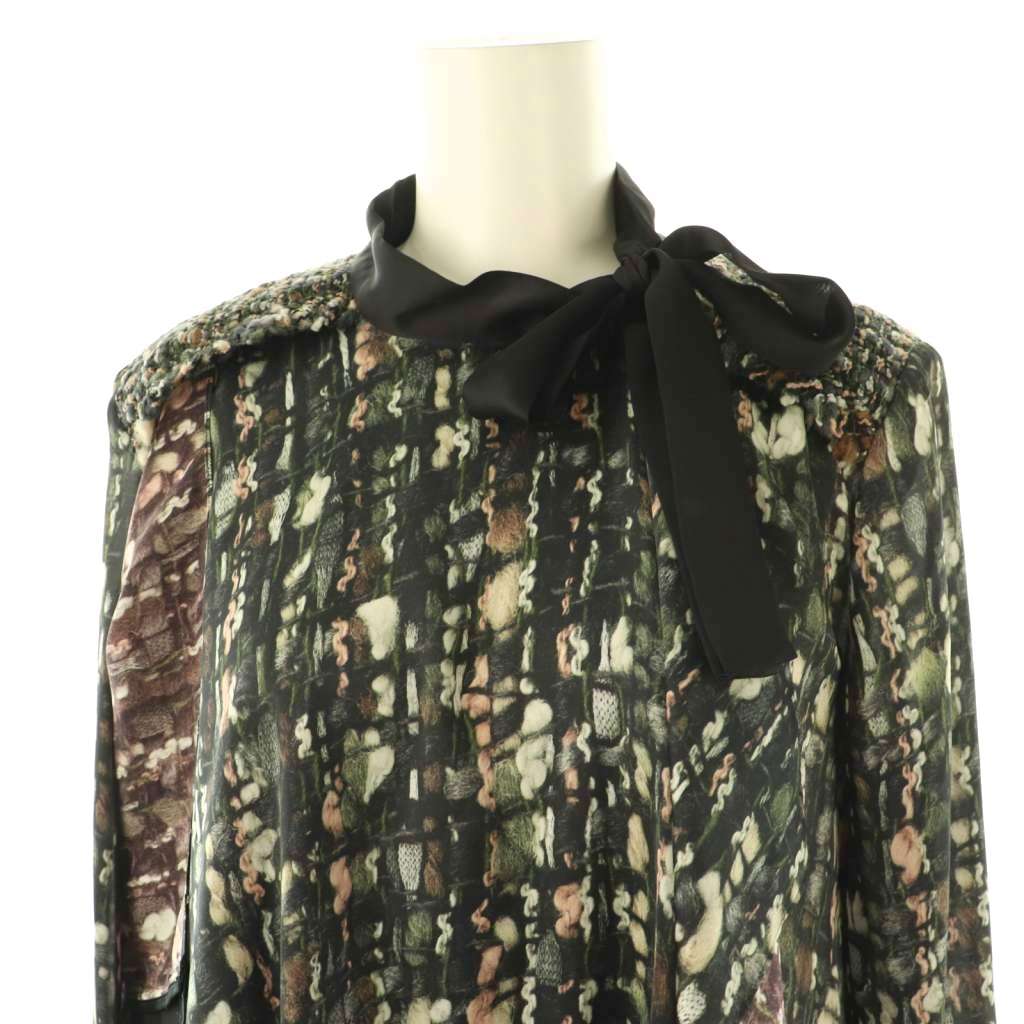 Sacai 21aw ツイード プルオーバーブラウス サカイ sacai 21AW Tweed Pullover ツイードプルオーバーシャツ