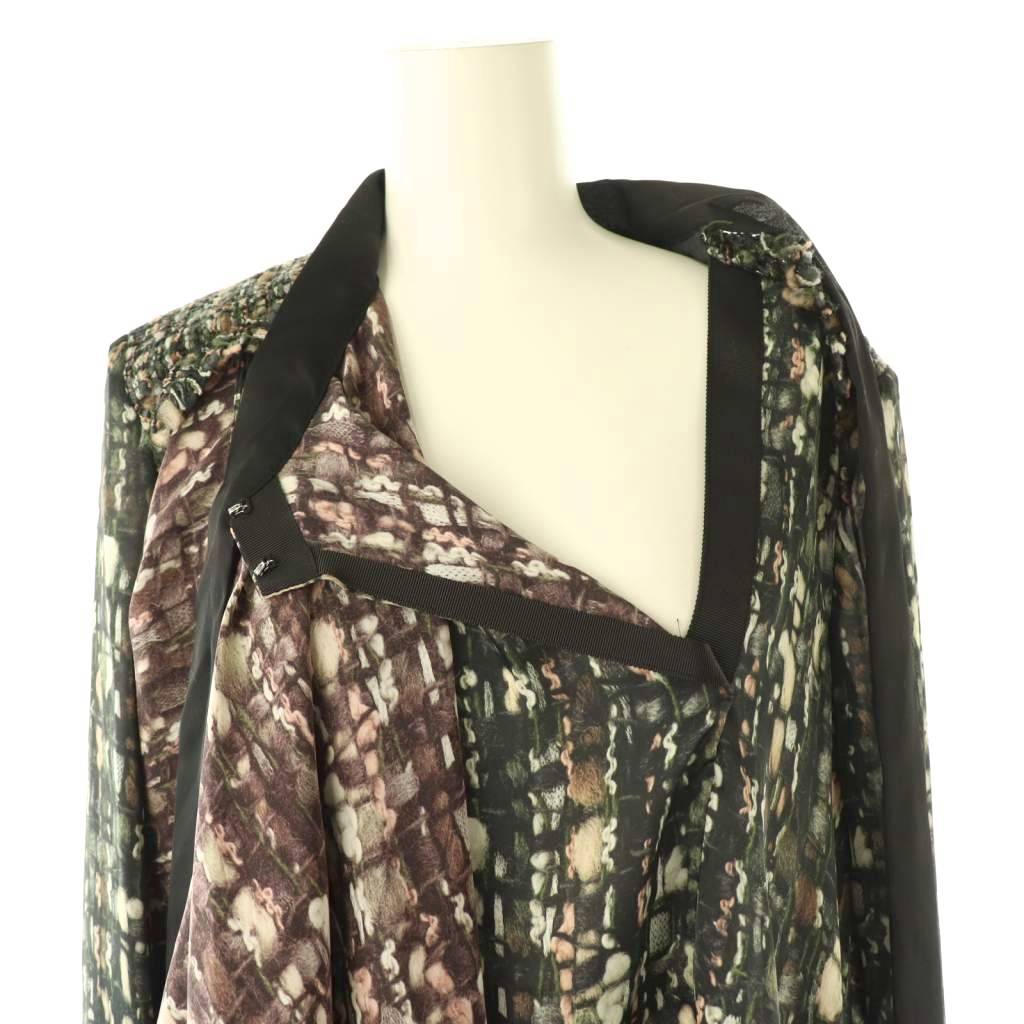 Sacai 21aw ツイード プルオーバーブラウス サカイ sacai 21AW Tweed Pullover ツイードプルオーバーシャツ