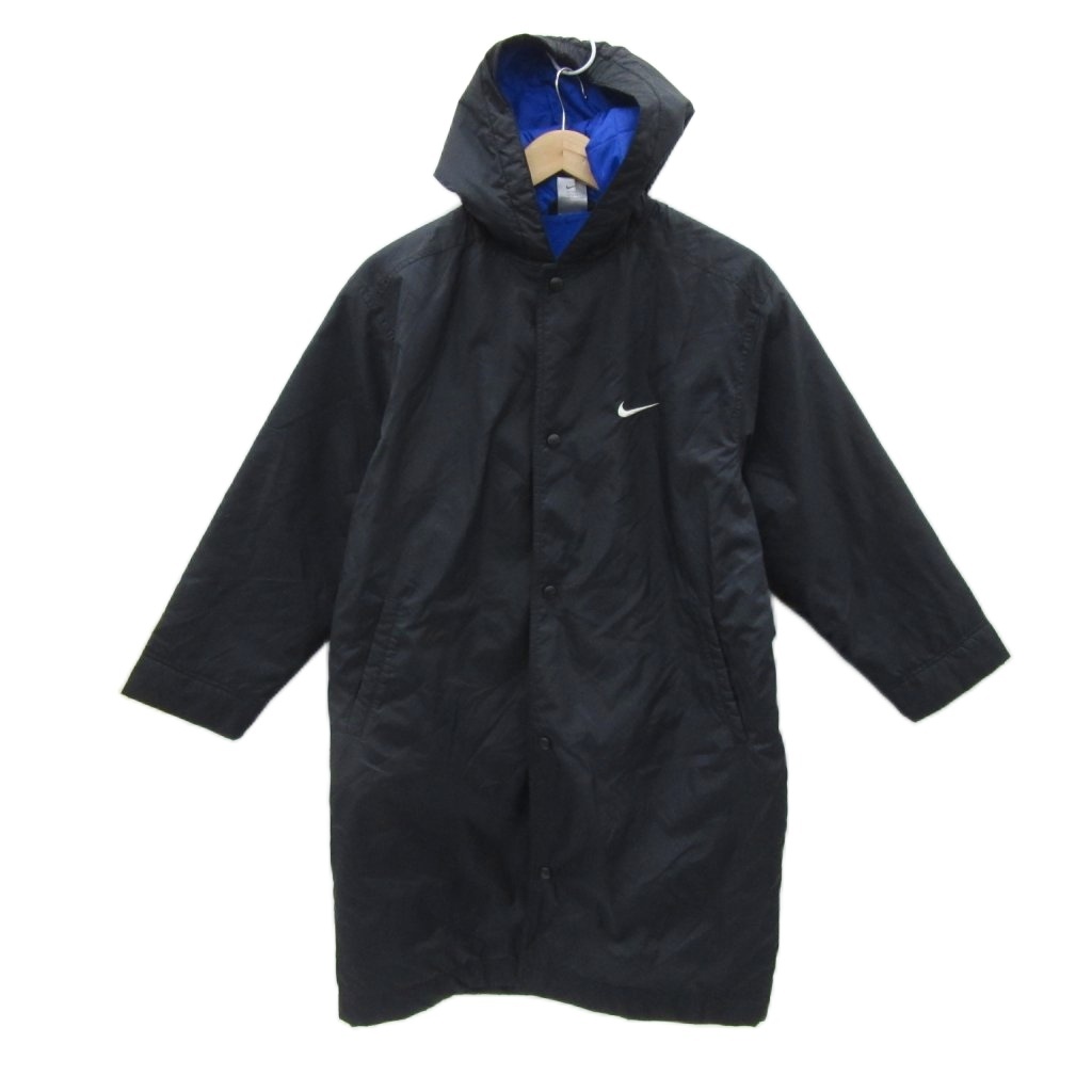 ナイキ NIKE スポーツウェア ベンチコート 中綿コート M 150㎝ 黒