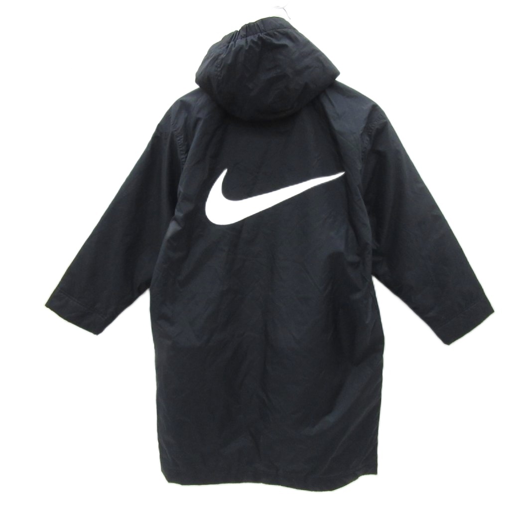 ナイキ NIKE スポーツウェア ベンチコート 中綿コート M 150㎝ 黒 