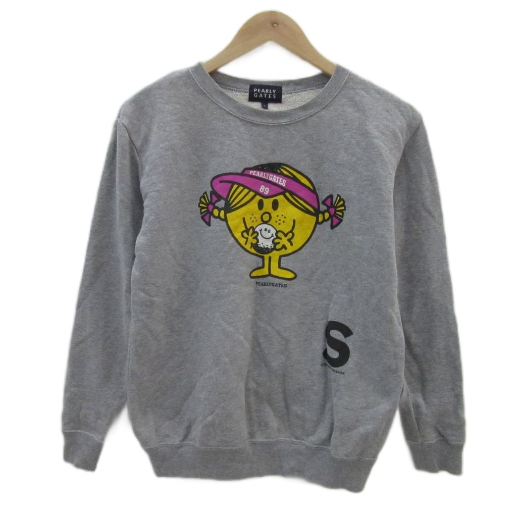 パーリーゲイツ PEARLY GATES × MR PEARLY GATES グレー トレーナー M