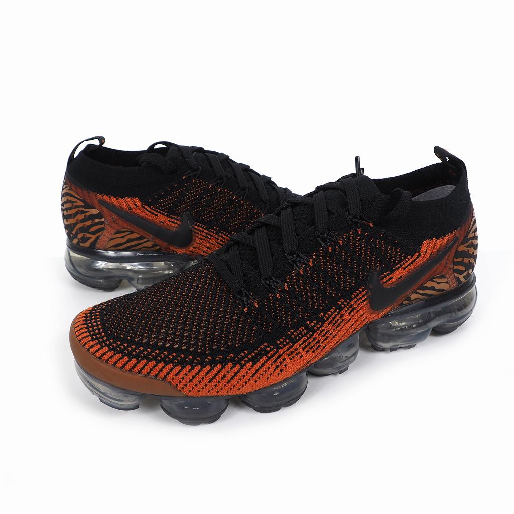 未使用品 ナイキ Nike Air Vapormax Flyknit 2 Tiger エア ヴェイパーマックス フライニット2 タイガー Us9 27 0cm オレンジ ブラック Av7973 800 メンズ 2 ベクトルパーク