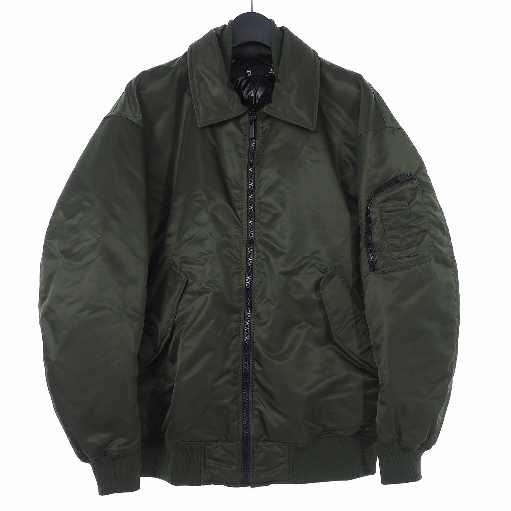 ユニクロ Uniqlo プラスj ハイブリッド ダウン オーバーサイズ Ma 1 ブルゾン L カーキ メンズ 2 ベクトルパーク