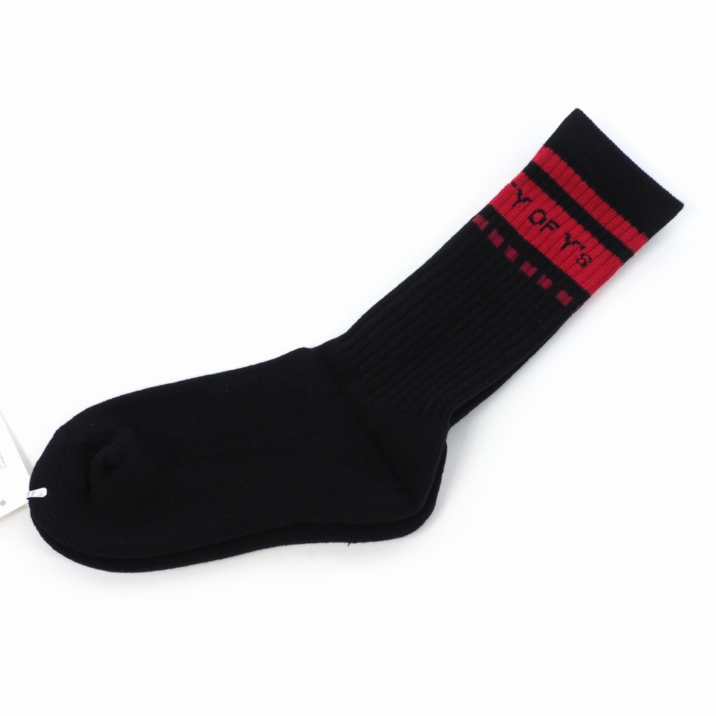 未使用品 ワイズ Y's ヨウジヤマモト COTTON JQ SPORTY SOCKS ライン スポーティーソックス 靴下 02 ブラック レッド 黒 赤 YL-M01-890 レディース 202-202208220251 | ベクトルパーク 未使用品 ワイズ Y's ヨウジヤマモト COTTON JQ SPORTY SOCKS ライン スポーティーソックス 靴下 02 ブラック レッド 黒 赤 YL-M01-890 レディース 202-202208220251 | ベクトルパーク