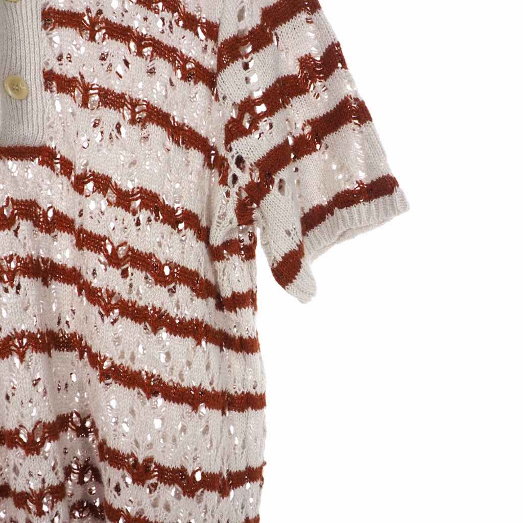 アワーレガシー OUR LEGACY 21AW BIG PIQUET SHORTSLEEVE ZIG ZAG  