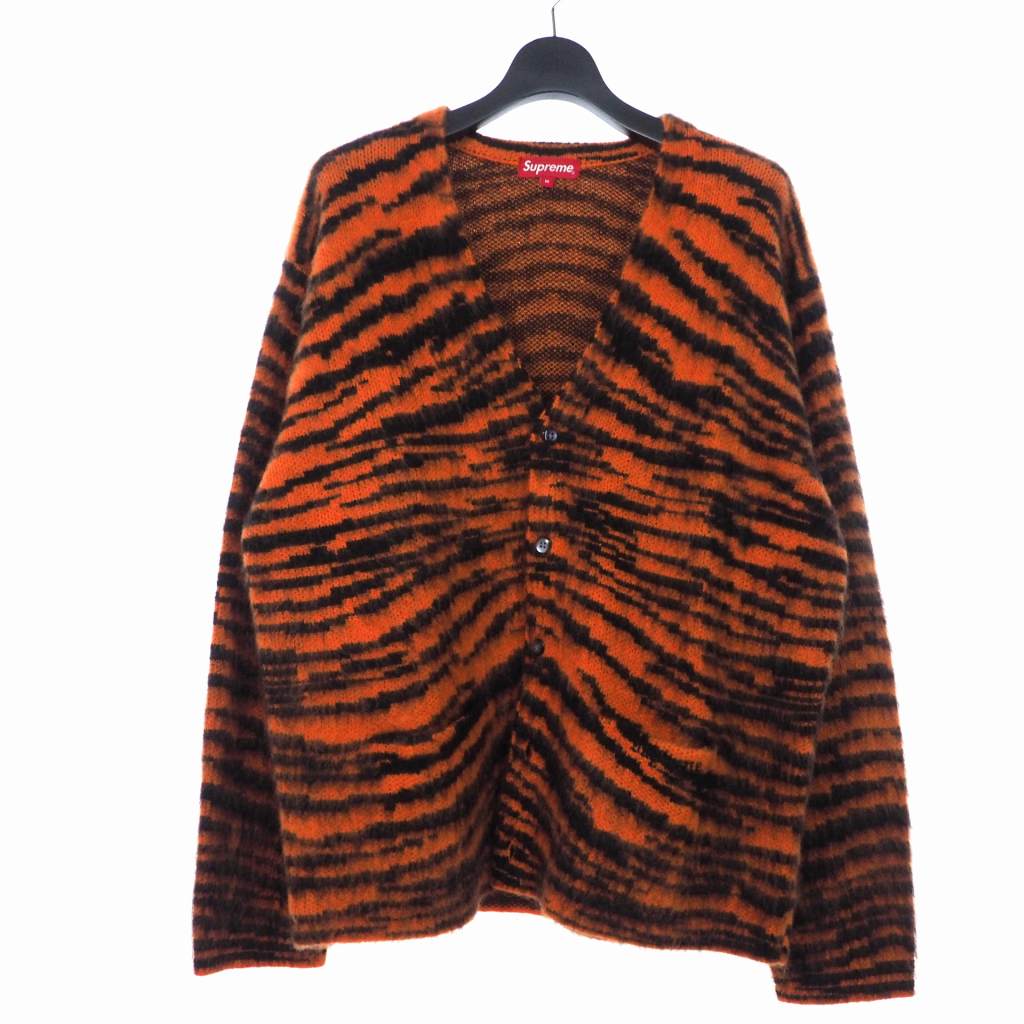 supreme Brushed Mohair Cardigan Tigar - カーディガン