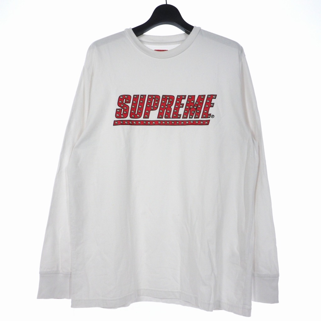 シュプリーム SUPREME 20SS studded l/s top スタッズ ロゴ ロング 