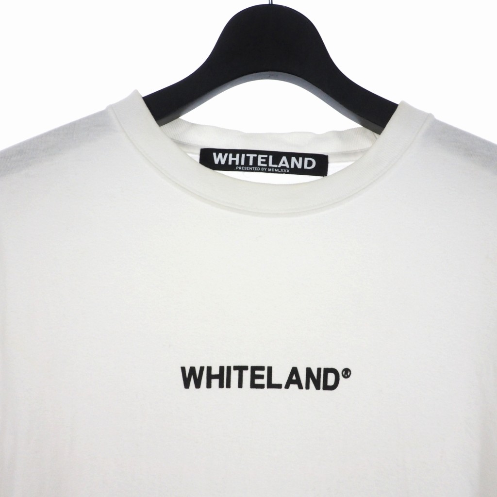 ホワイトライン WHITE LINE Tシャツ プリントロゴ 半袖 F 白