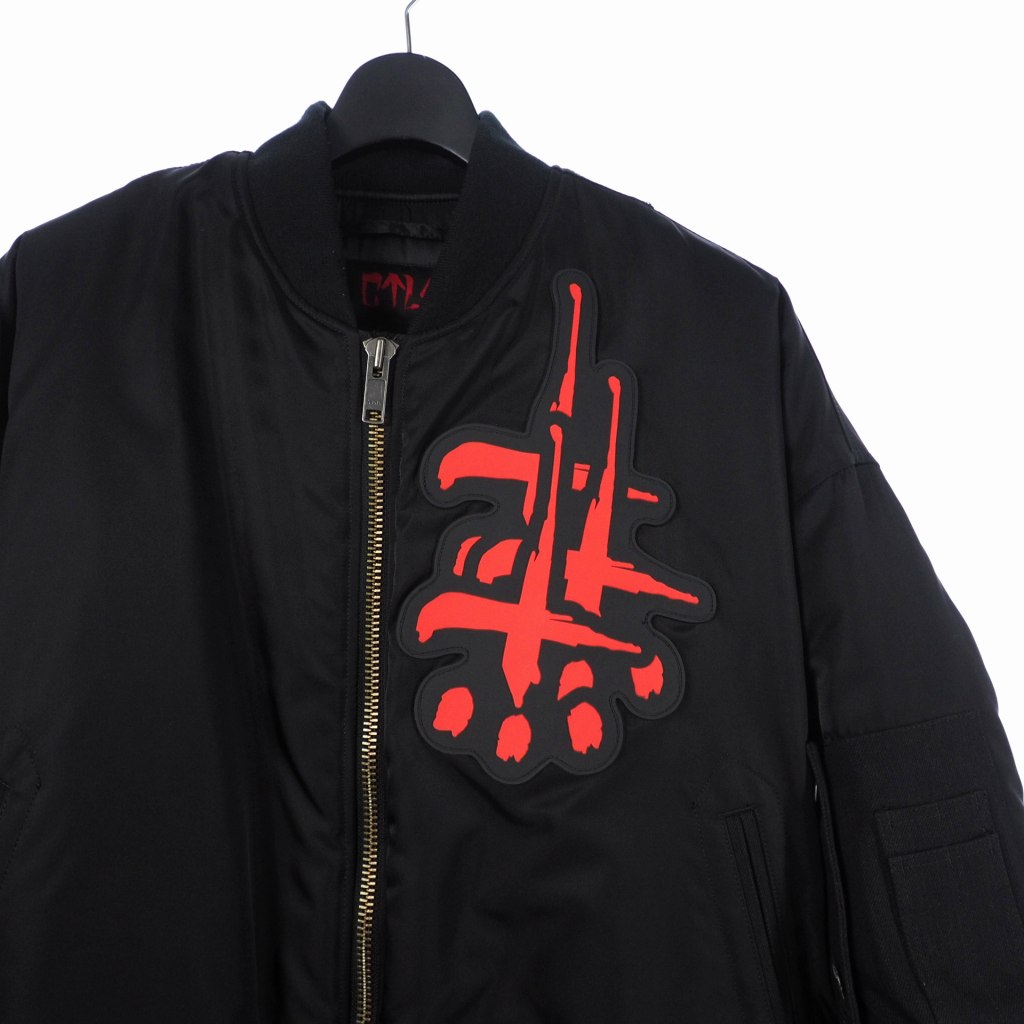カタリスト CVTVLIST CTLS Rubber Logo Riders MA-1 ロゴ フライト 