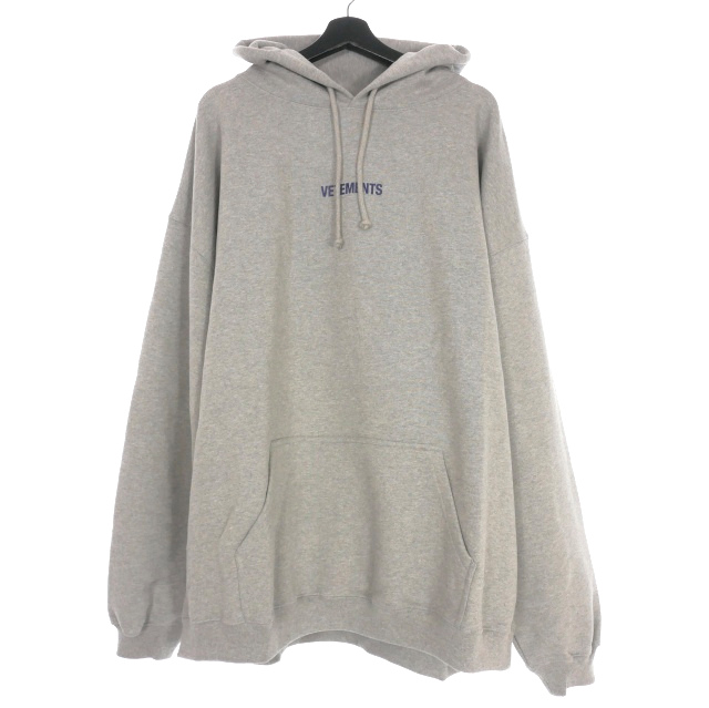 未使用品 ヴェトモン ベトモン VETEMENTS LOGO LABEL HOODIE ロゴ  