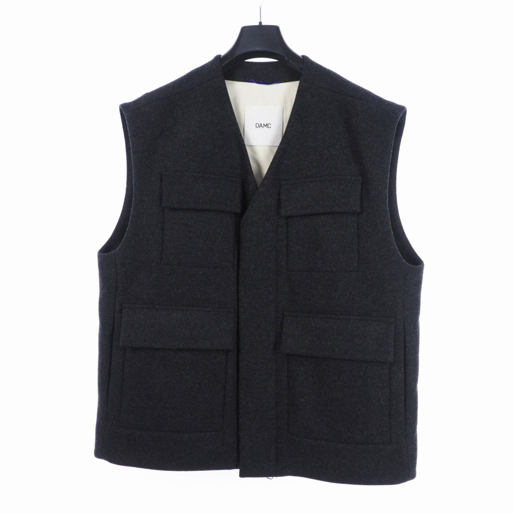 未使用品 オーエーエムシー OAMC 23AW TETON VEST ウール ベスト ジレ 