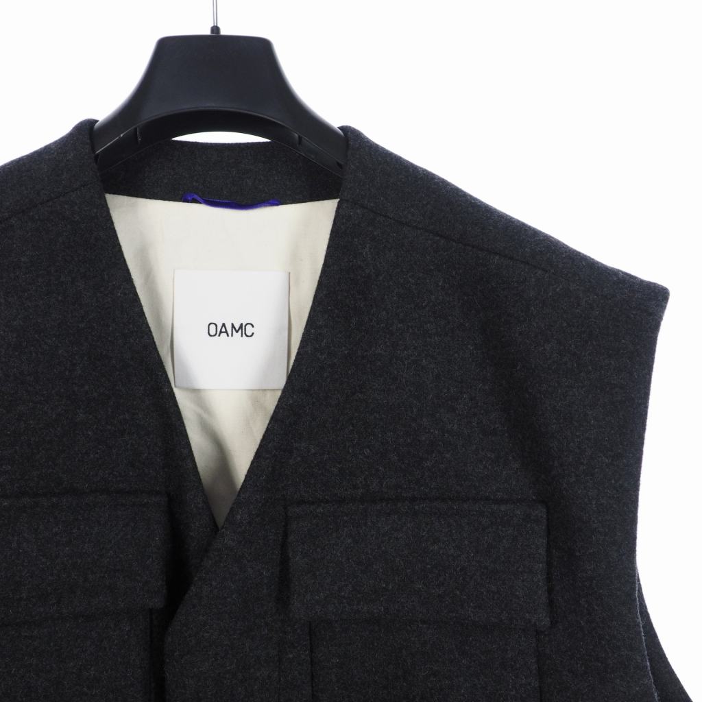 店舗良い 未使用品 オーエーエムシー OAMC 23AW TETON VEST ウール ベスト トップス