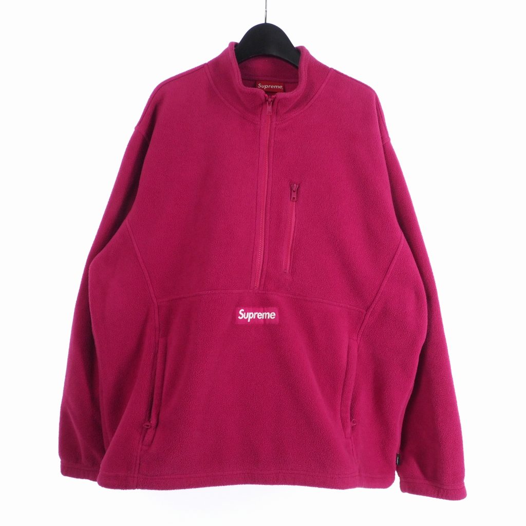 シュプリーム SUPREME Polartec Half Zip Pullover Magenta ポーラ  
